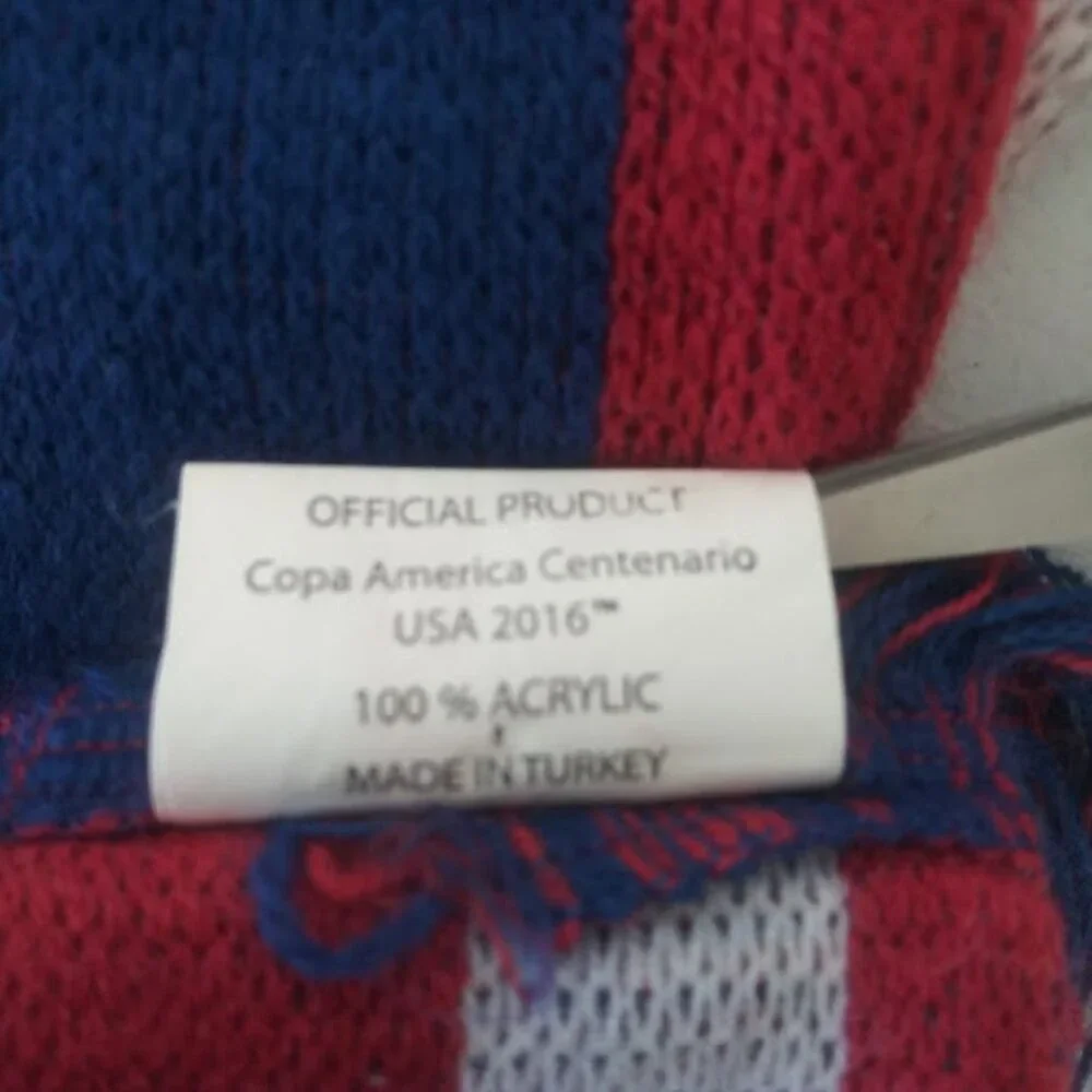 Copa America Centenario 2016 red, white, and blue scarf